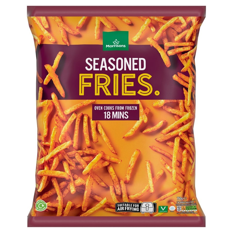 Morrisons Seasoned Fries 750g