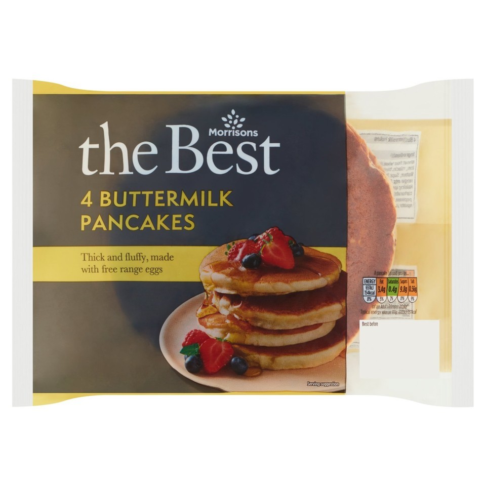 Morrisons The Best Buttermilk Pancakes 4 Pack