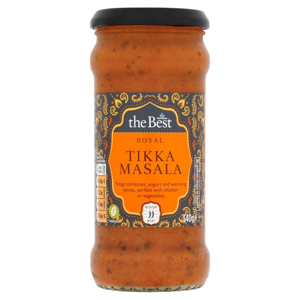 Morrisons The Best Royal Tikka Masala Sauce 340g