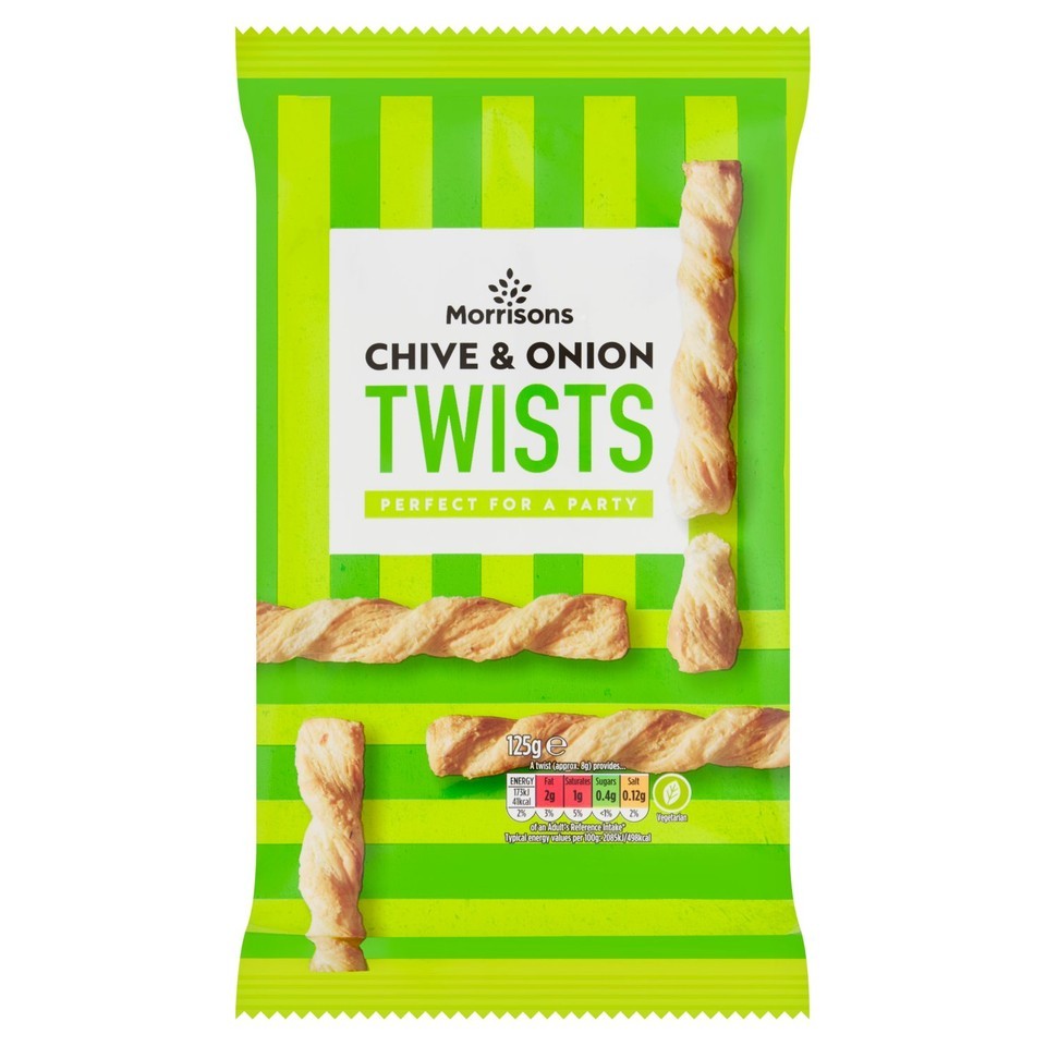 Morrisons Chive & Onion Twists 125g