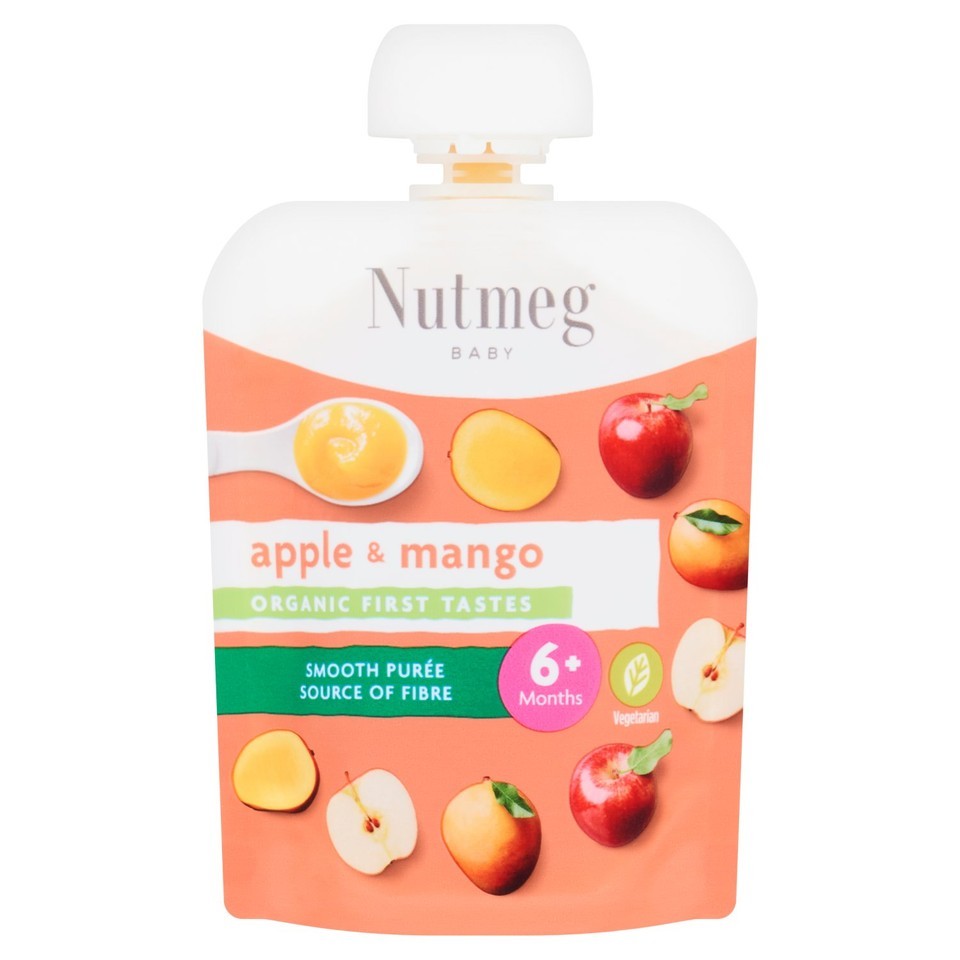 Nutmeg Apple & Mango Baby Food 6M+ 70g