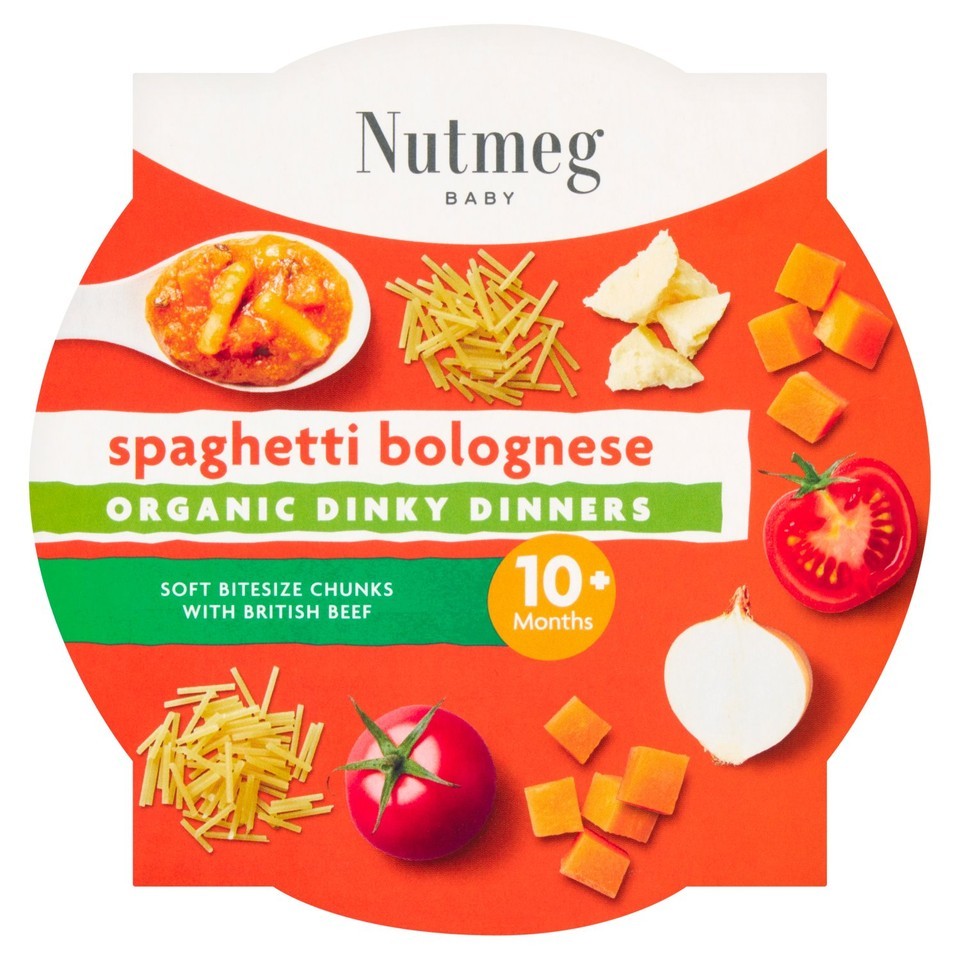 Nutmeg Spaghetti Bolognese Baby Food 10M+ 190g