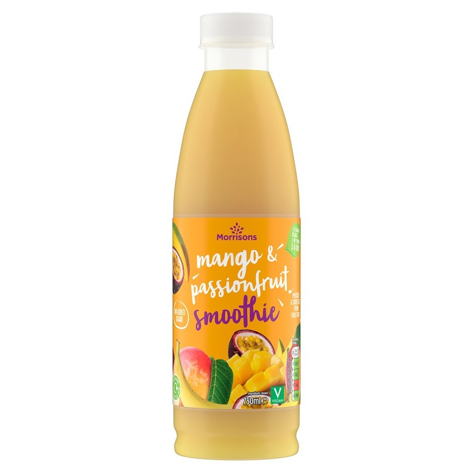 Morrisons Mango & Passion Fruit Smoothie 750ml