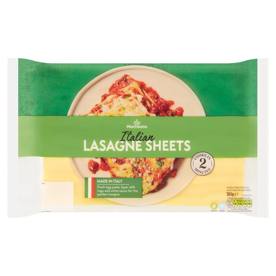 Morrisons Lasagne Sheets 300g