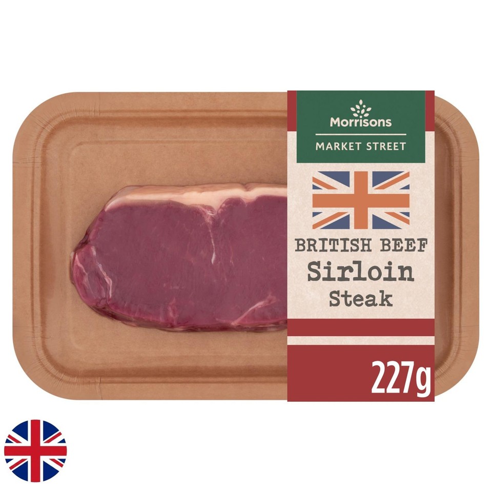 Morrisons British Sirloin Steak 227g