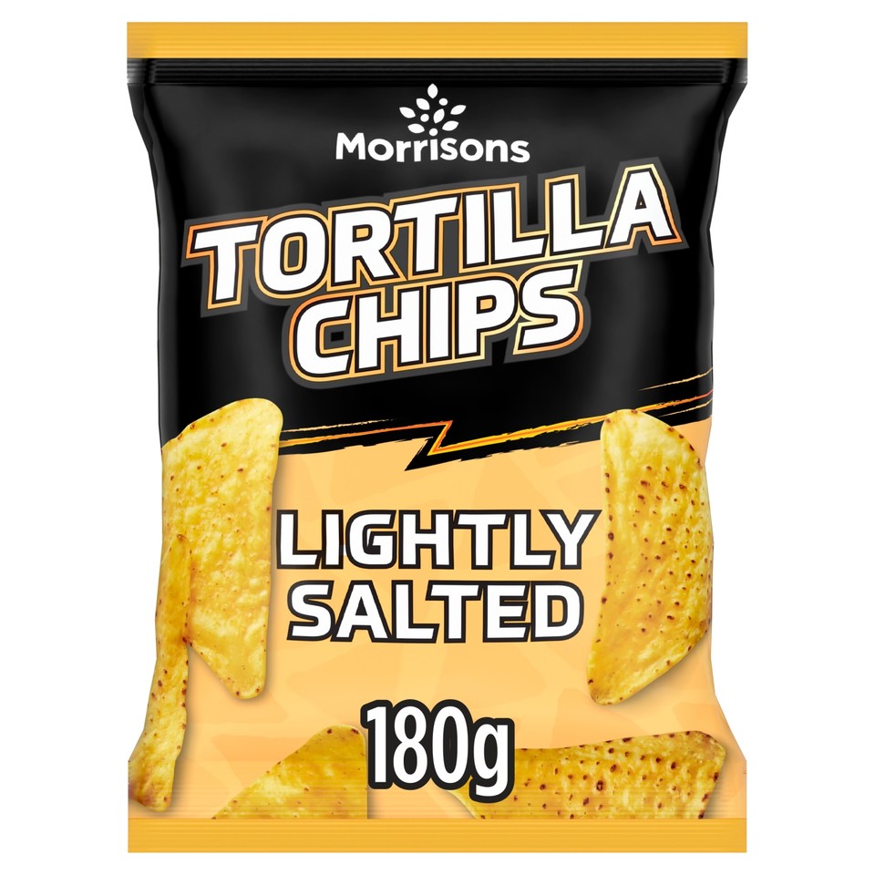 Morrisons Lightly Salted Tortilla Chips 180g