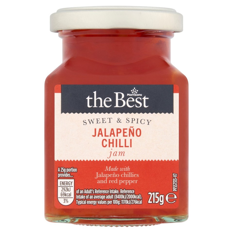 Morrisons The Best Jalapeno Chilli Jam Chutney 215g