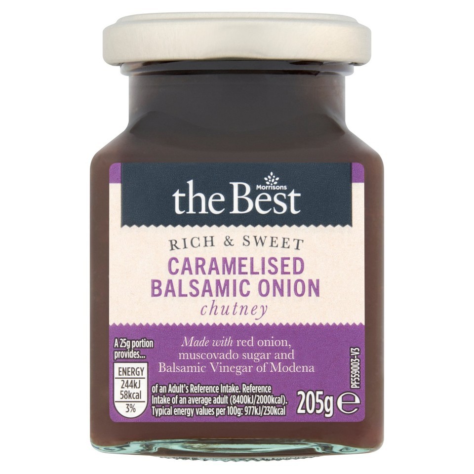 Morrisons The Best Caramelised Balsamic Onion Chutney (205g)