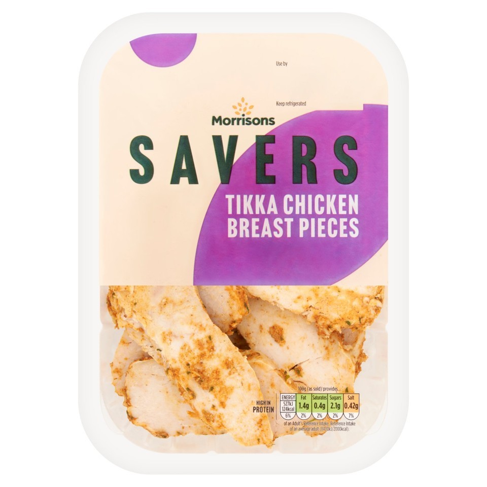 Morrisons Savers Cooked Chicken Tikka Breast Slices 210g