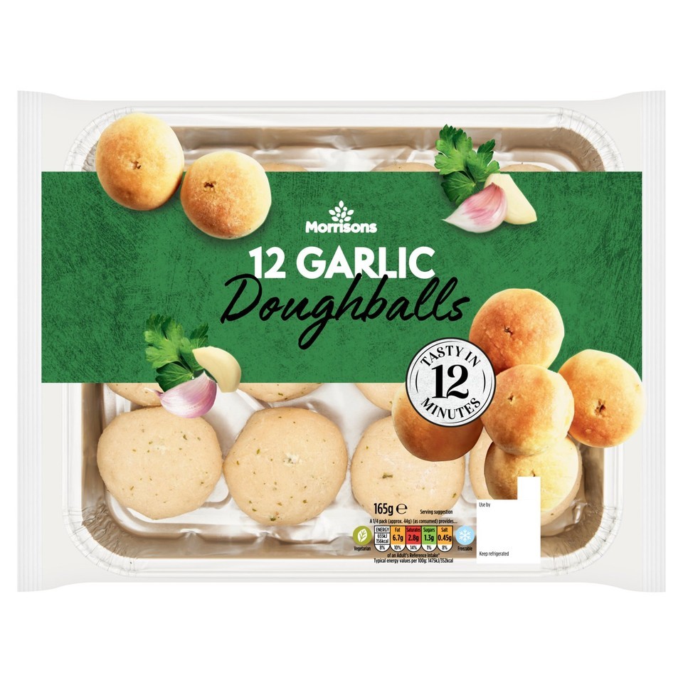 Morrisons Garlic Doughballs 165g