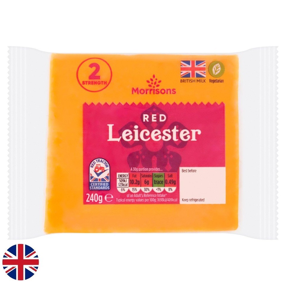 Morrisons British Red Leicester 240g