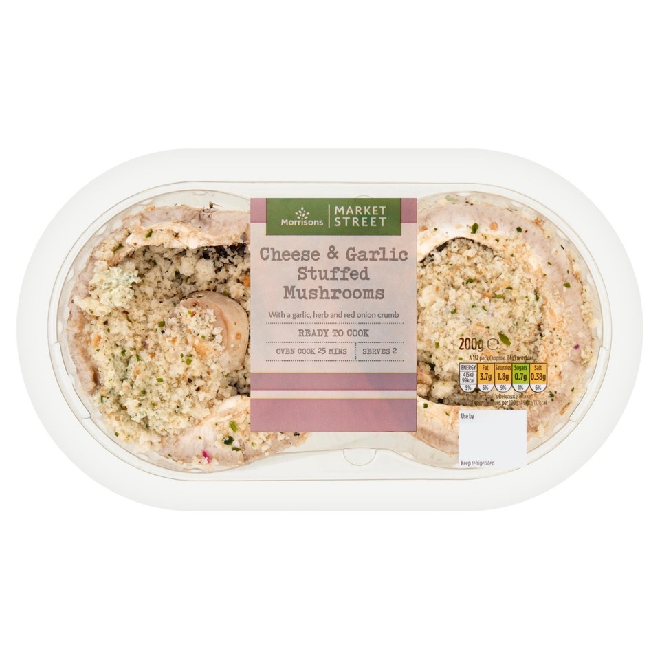 Morrisons Garlic Stuffed Mushrooms 200g