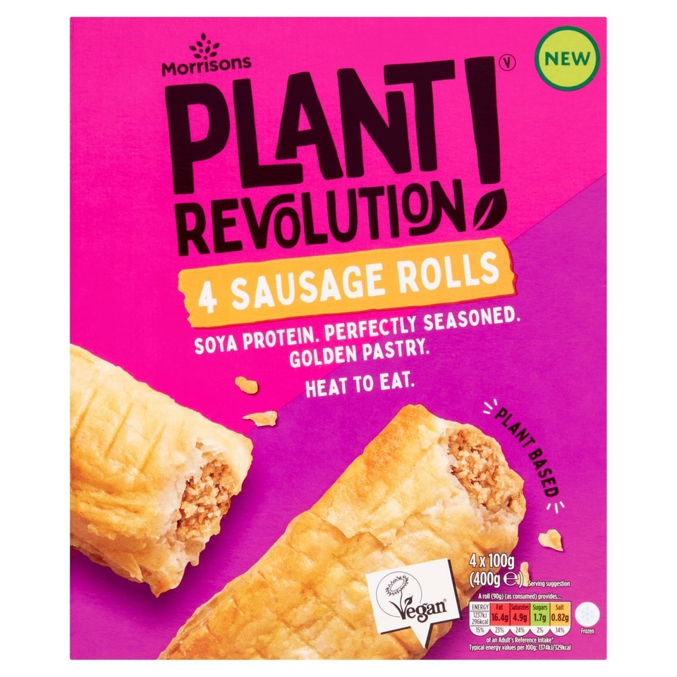 Morrisons Plant Revolution Sausage Rolls 400g