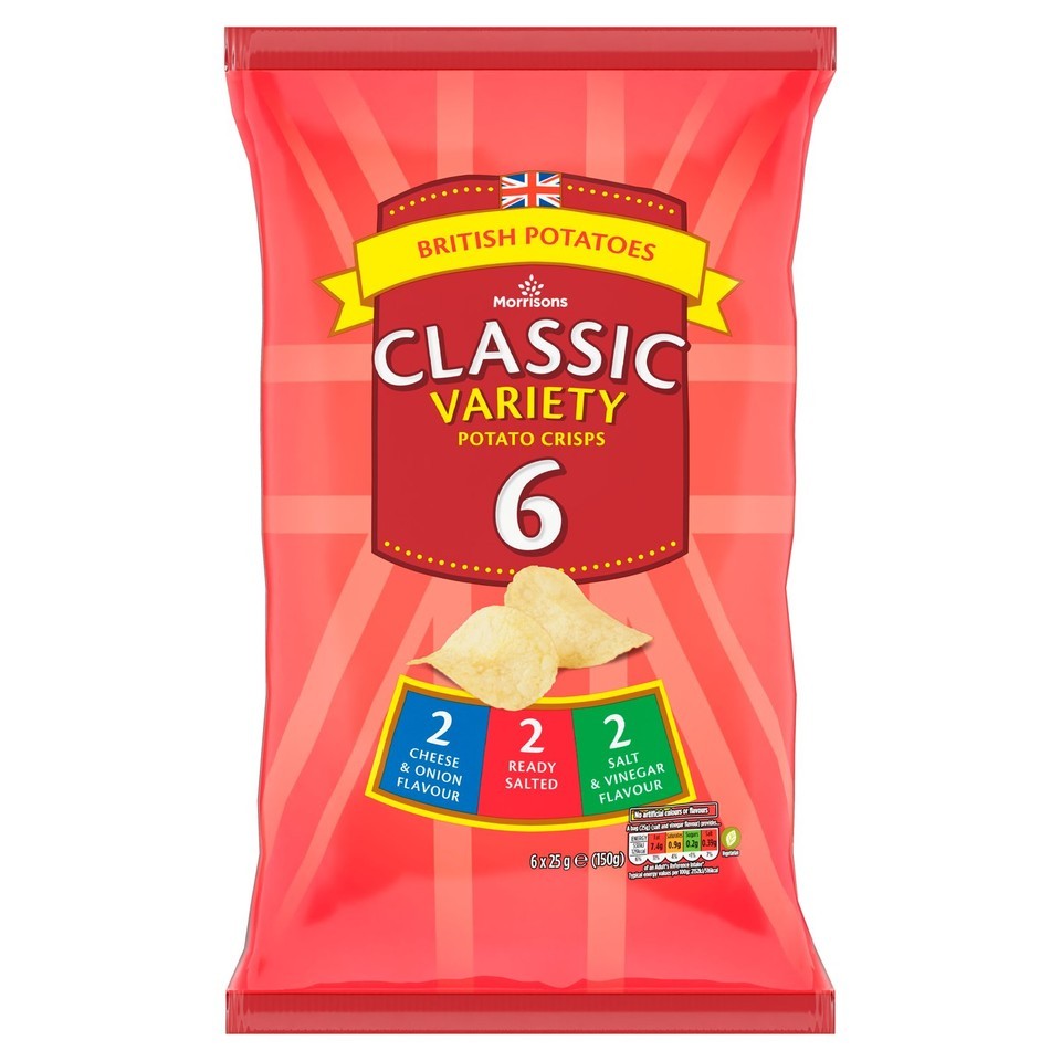 Morrisons Variety Crisps 150g