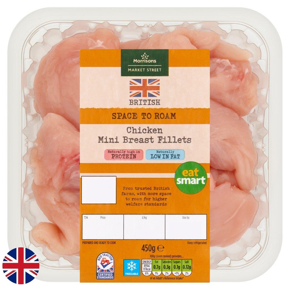 Morrisons British Chicken Mini Fillets 450g