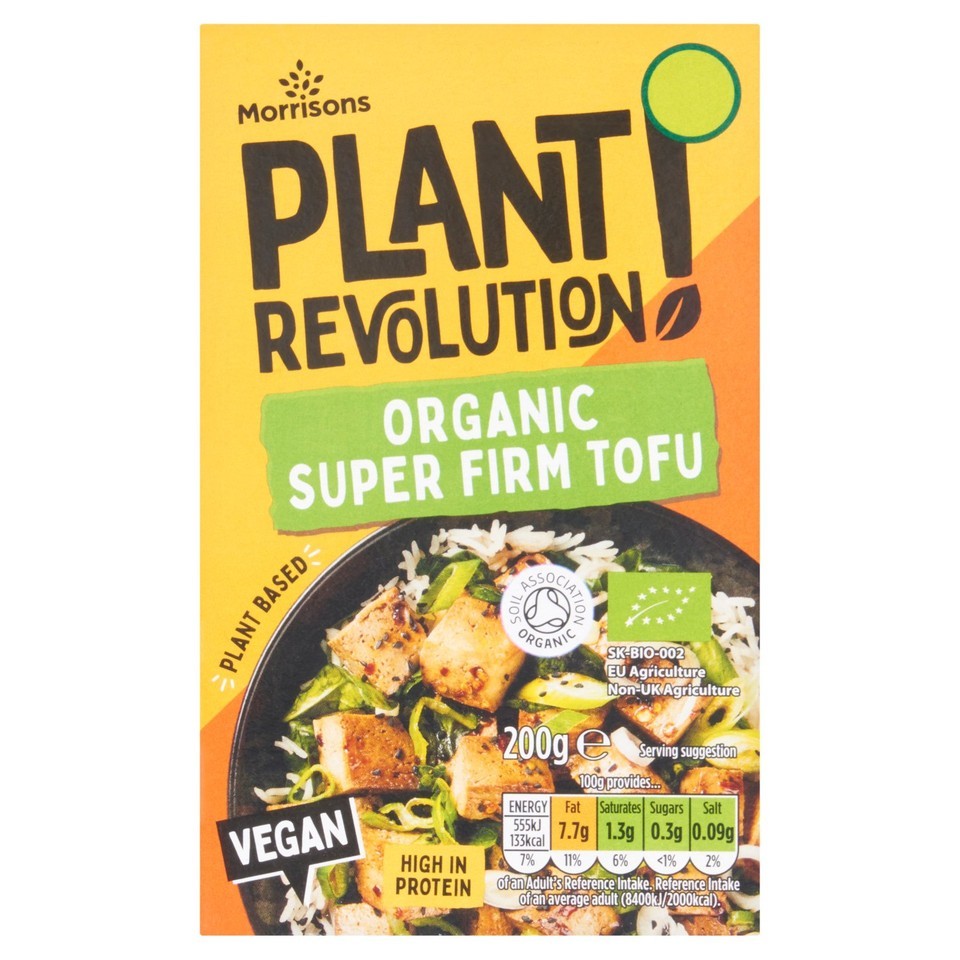 Morrisons Plant Revolution Super Firm Organic Tofu 200g