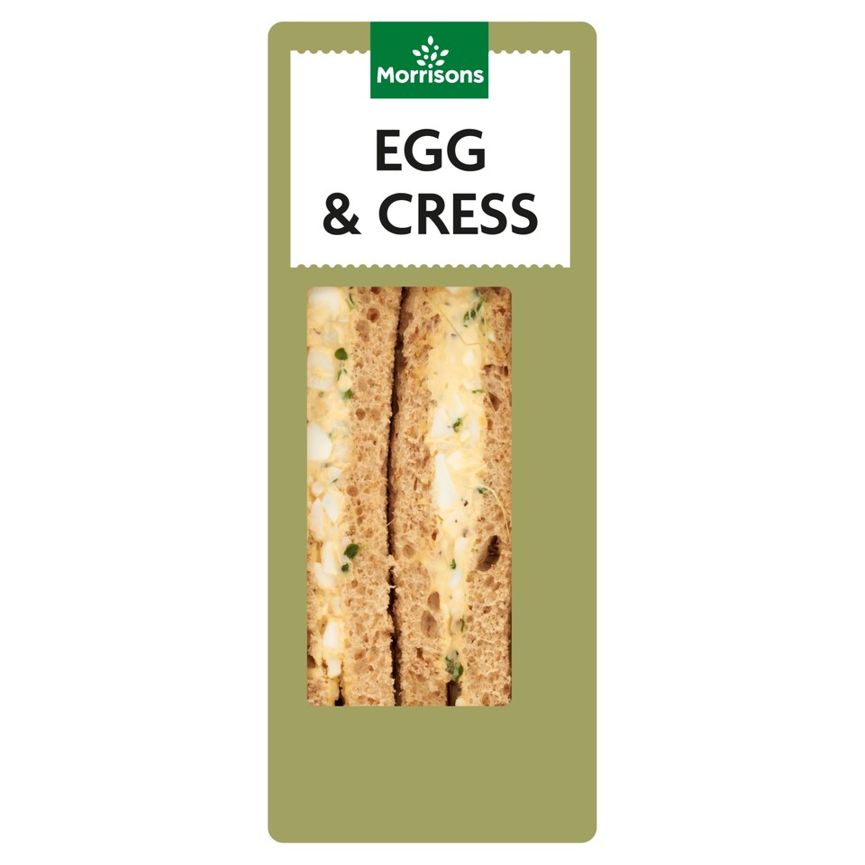 Morrisons Egg & Cress Sandwich