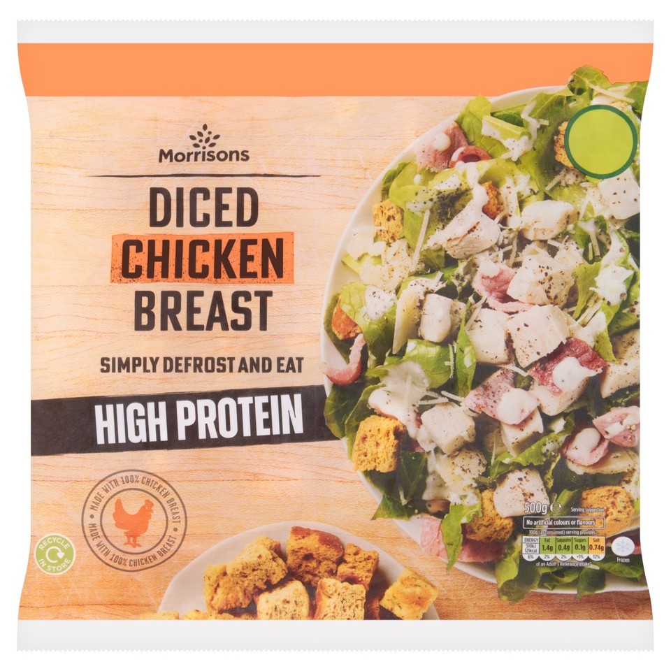 Morrisons Cooked Chicken Breast Chunks 500g