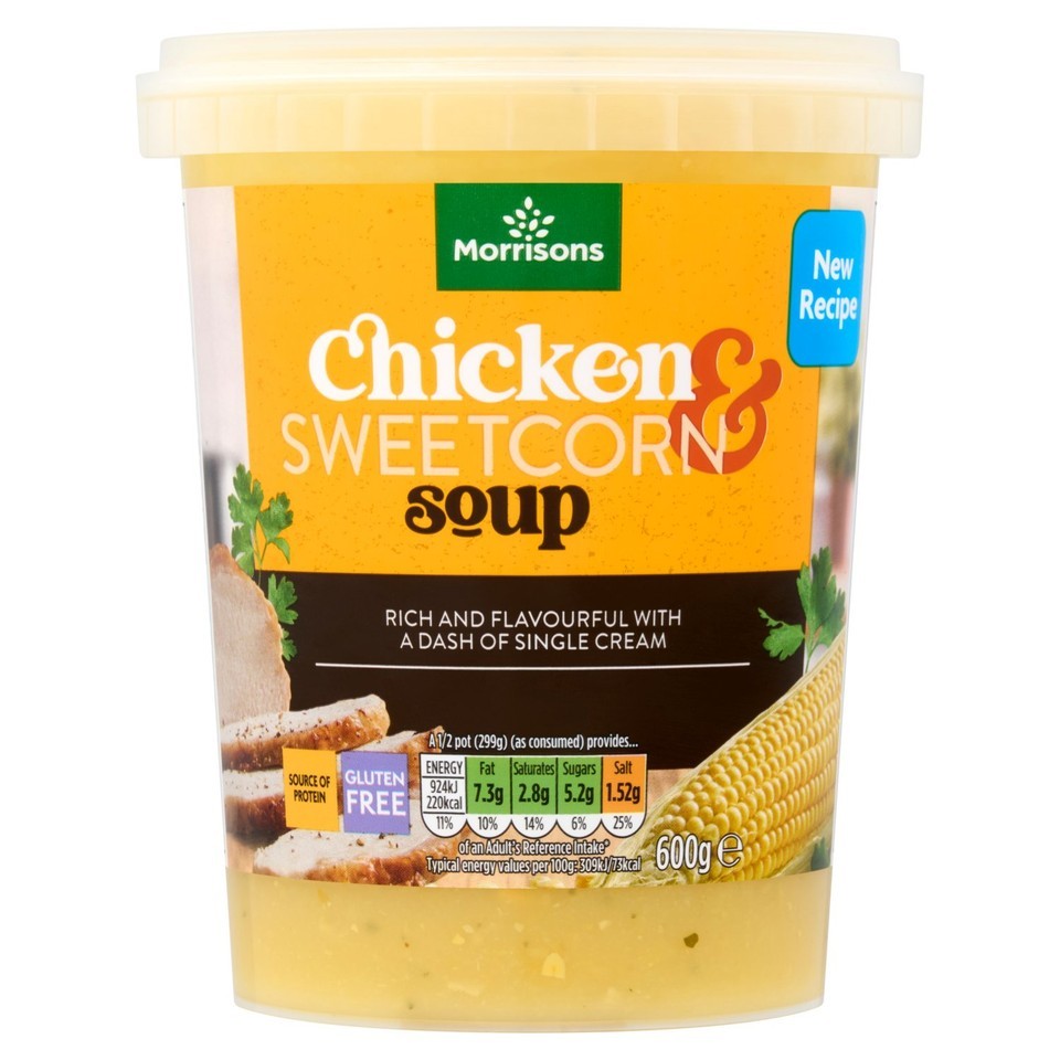 Morrisons Chicken & Sweetcorn Soup 600g