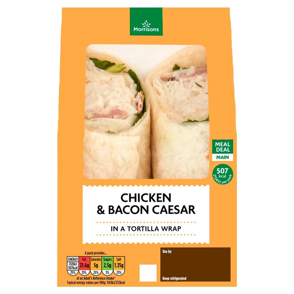 Morrisons  Chicken Caesar Wrap