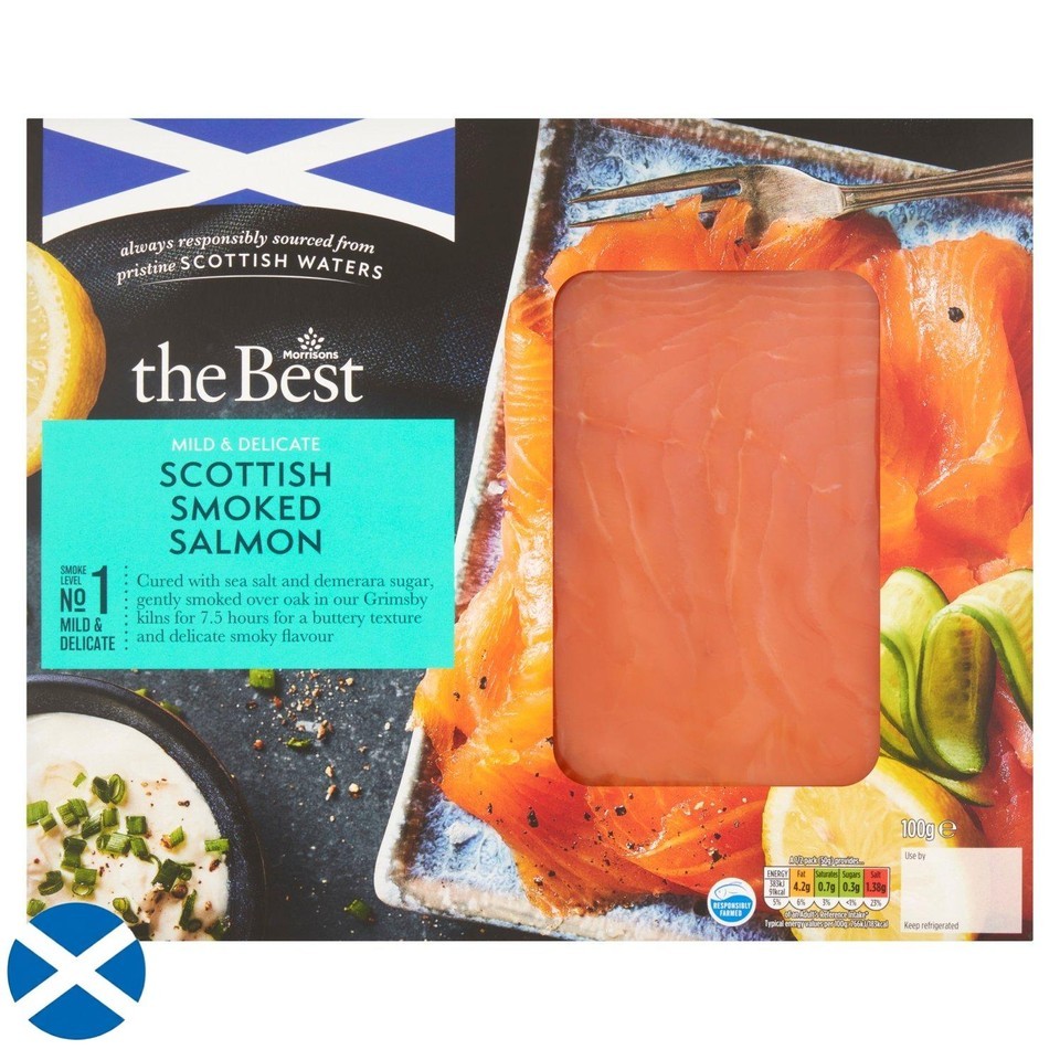 Morrisons The Best Mild Smoked Scottish Salmon 100g