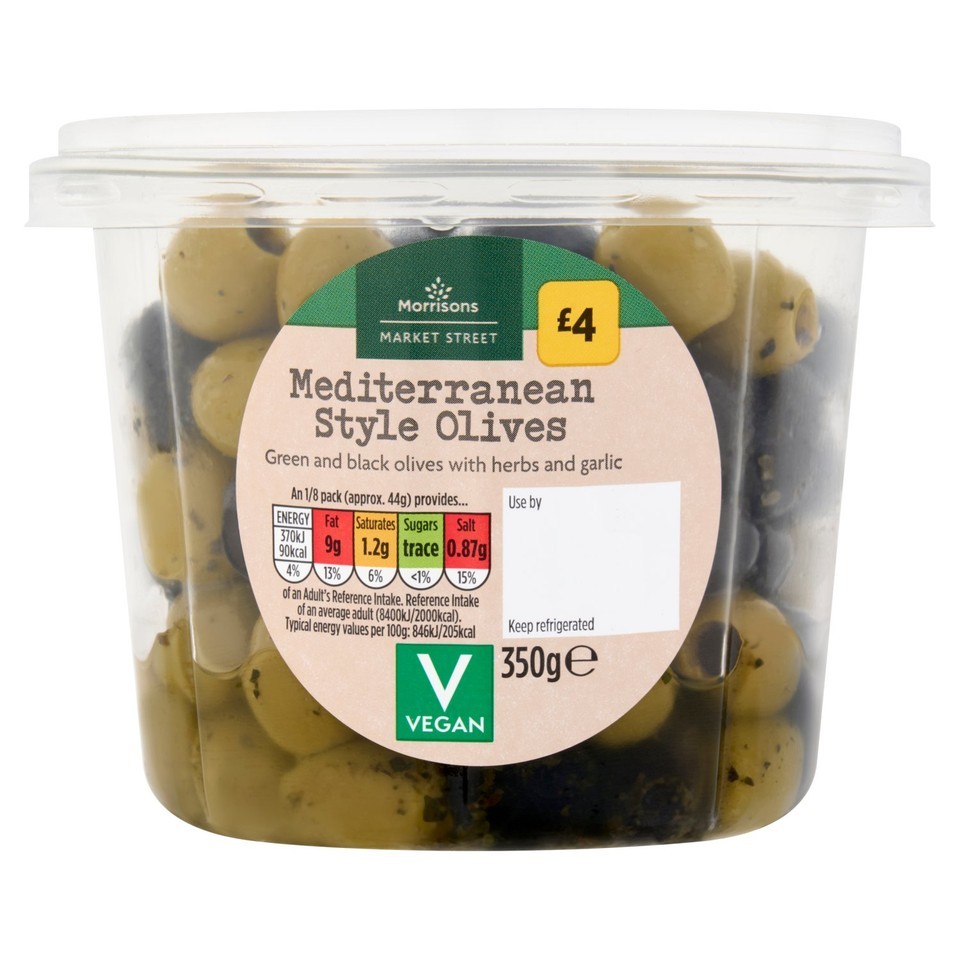 Market Street Deli Mediterranean Style Olives 350g