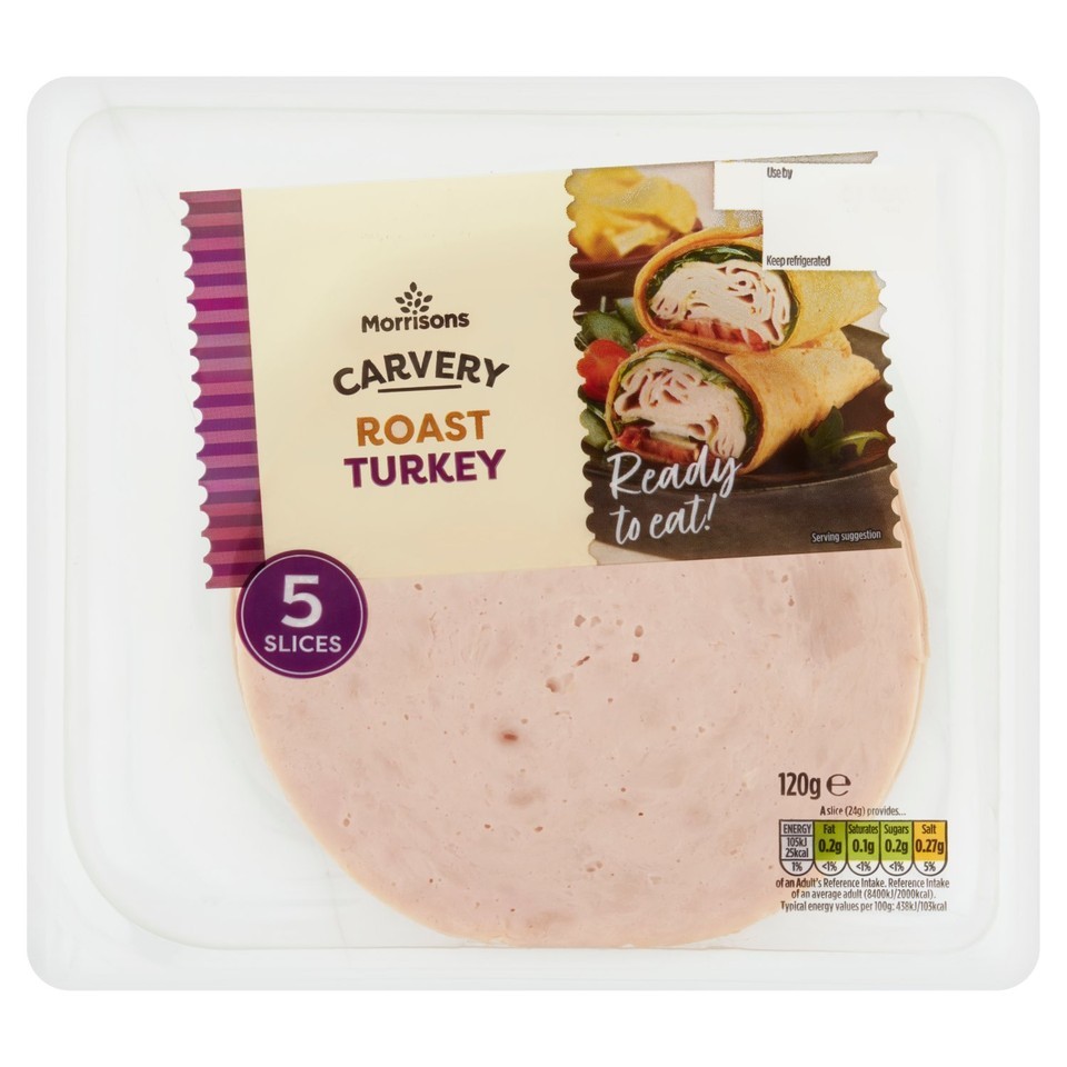 Morrisons Carvery Turkey Slices 120g