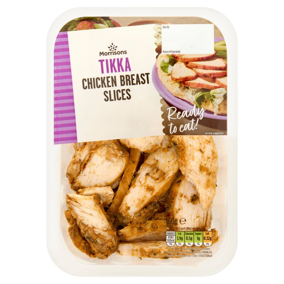 Morrisons Chicken Breast Tikka Slices 160g