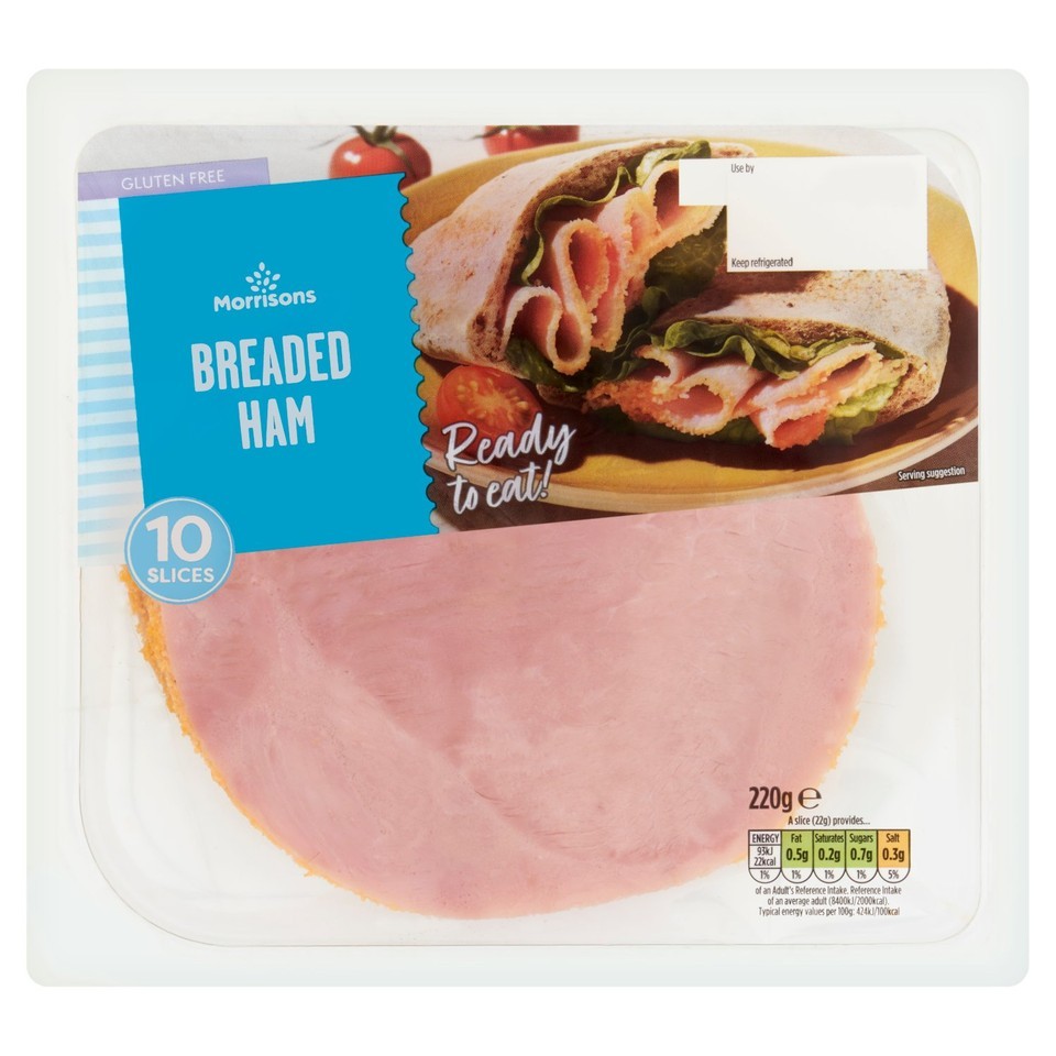 Morrisons Breaded Ham 220g