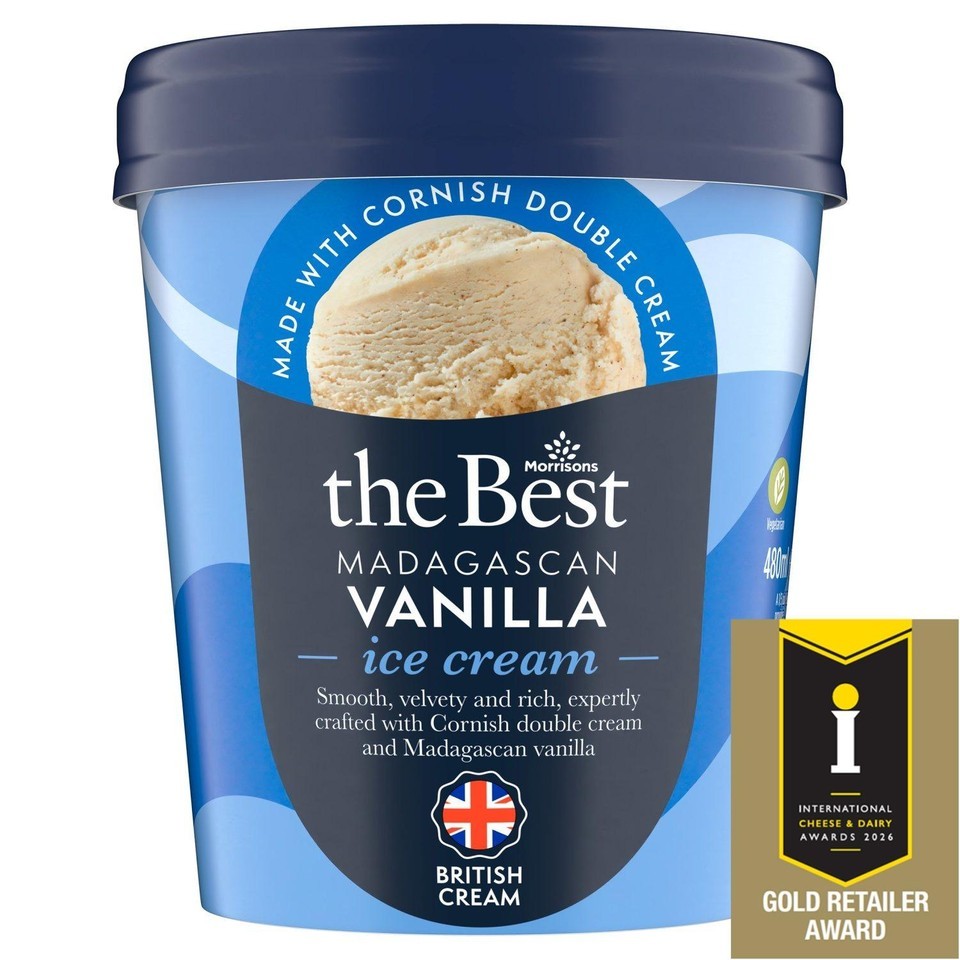 Morrisons The Best Madagascan Vanilla Ice Cream 480ml