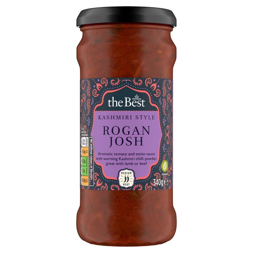 Morrisons The Best Kashmiri Style Rogan Josh Sauce Medium 340g