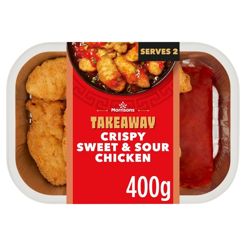 Morrisons Takeaway Crispy Sweet & Sour Chicken   400g