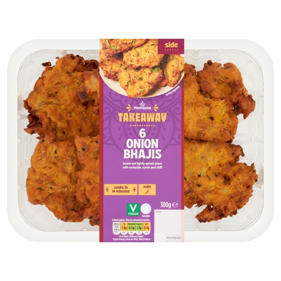 Morrisons Takeaway Onion Bhajis