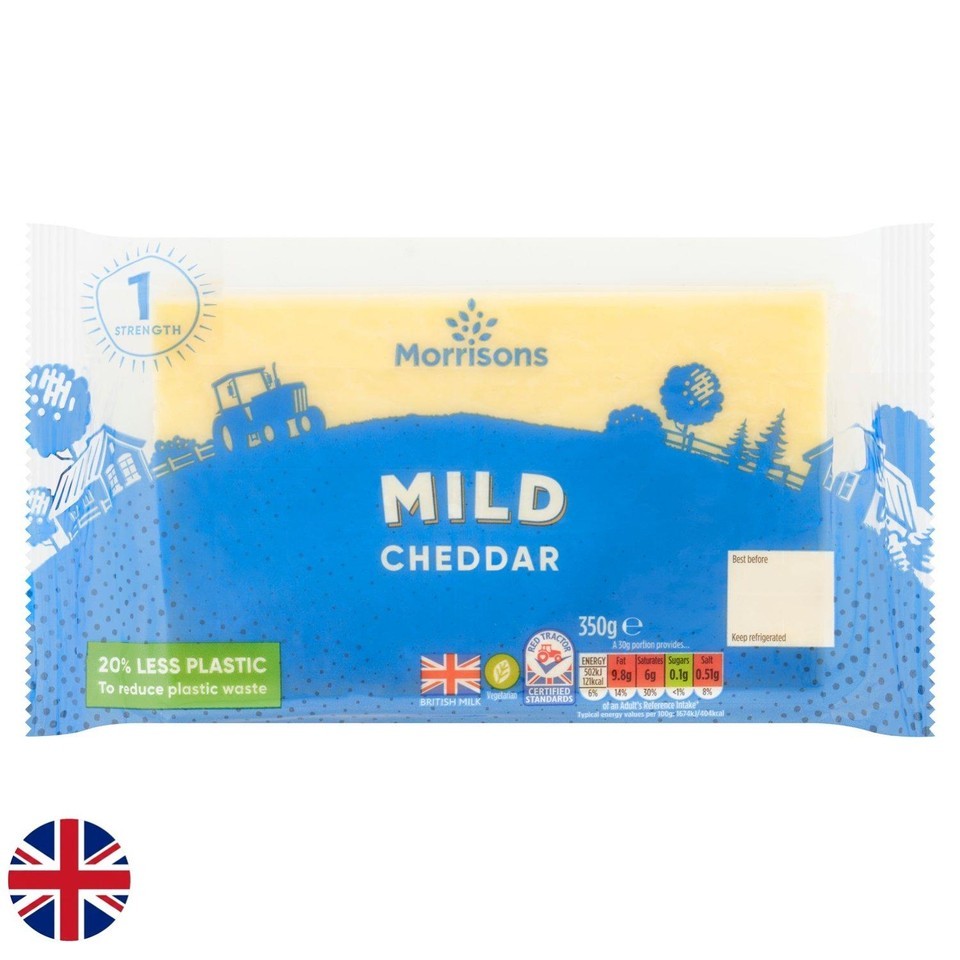 Morrisons British Mild Cheddar 400g