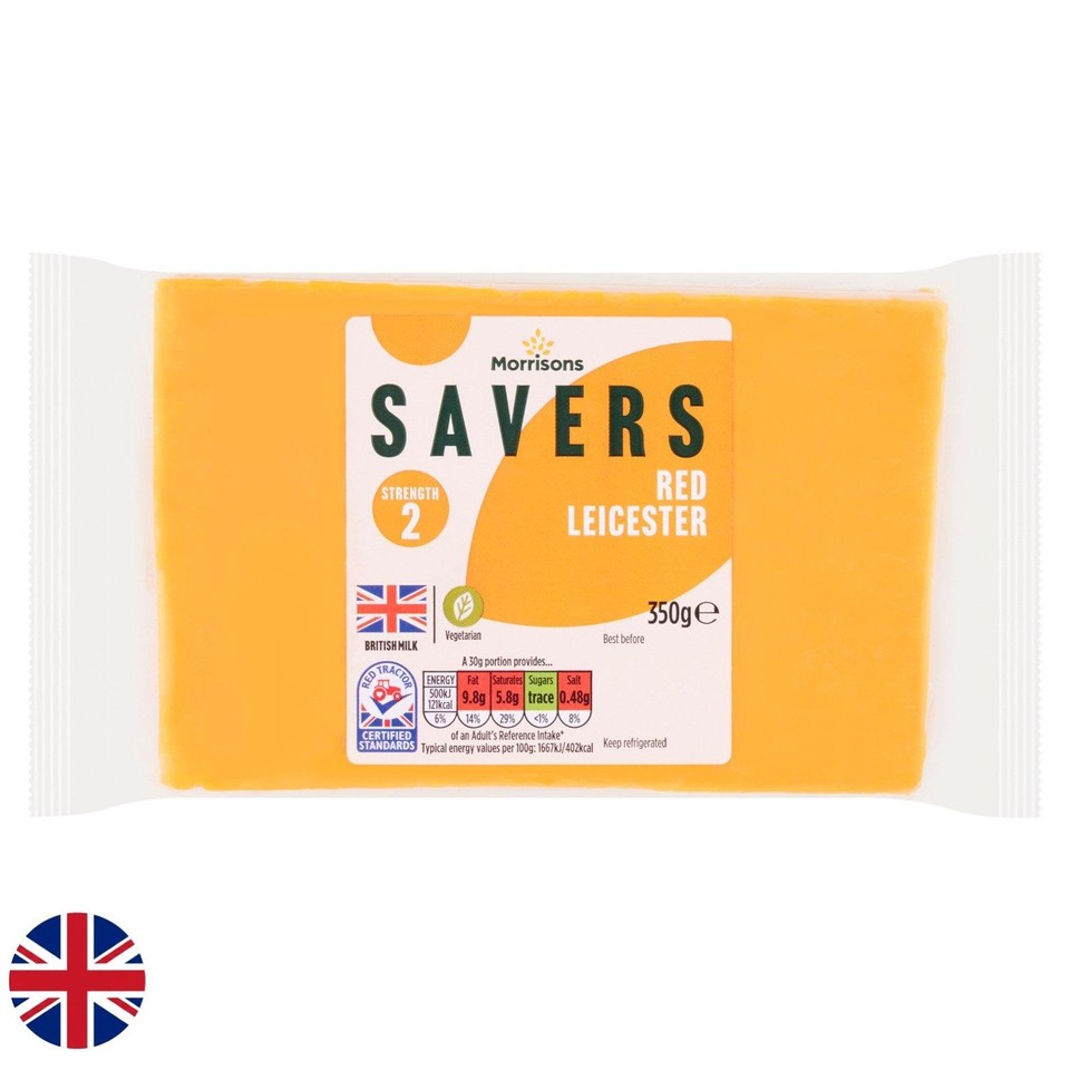 Morrisons British Savers Red Leicester 400g