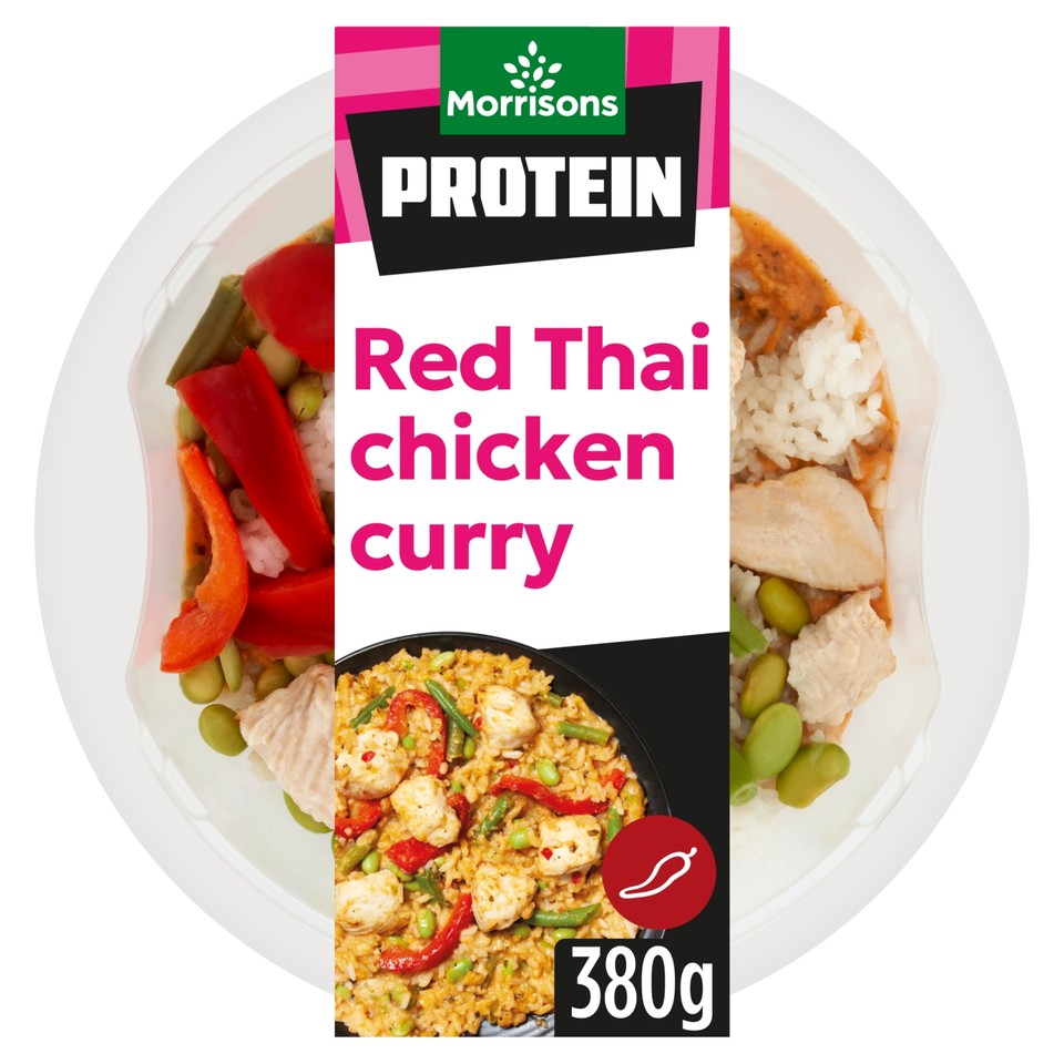 Morrisons Protein Red Thai Chicken Curry 380g