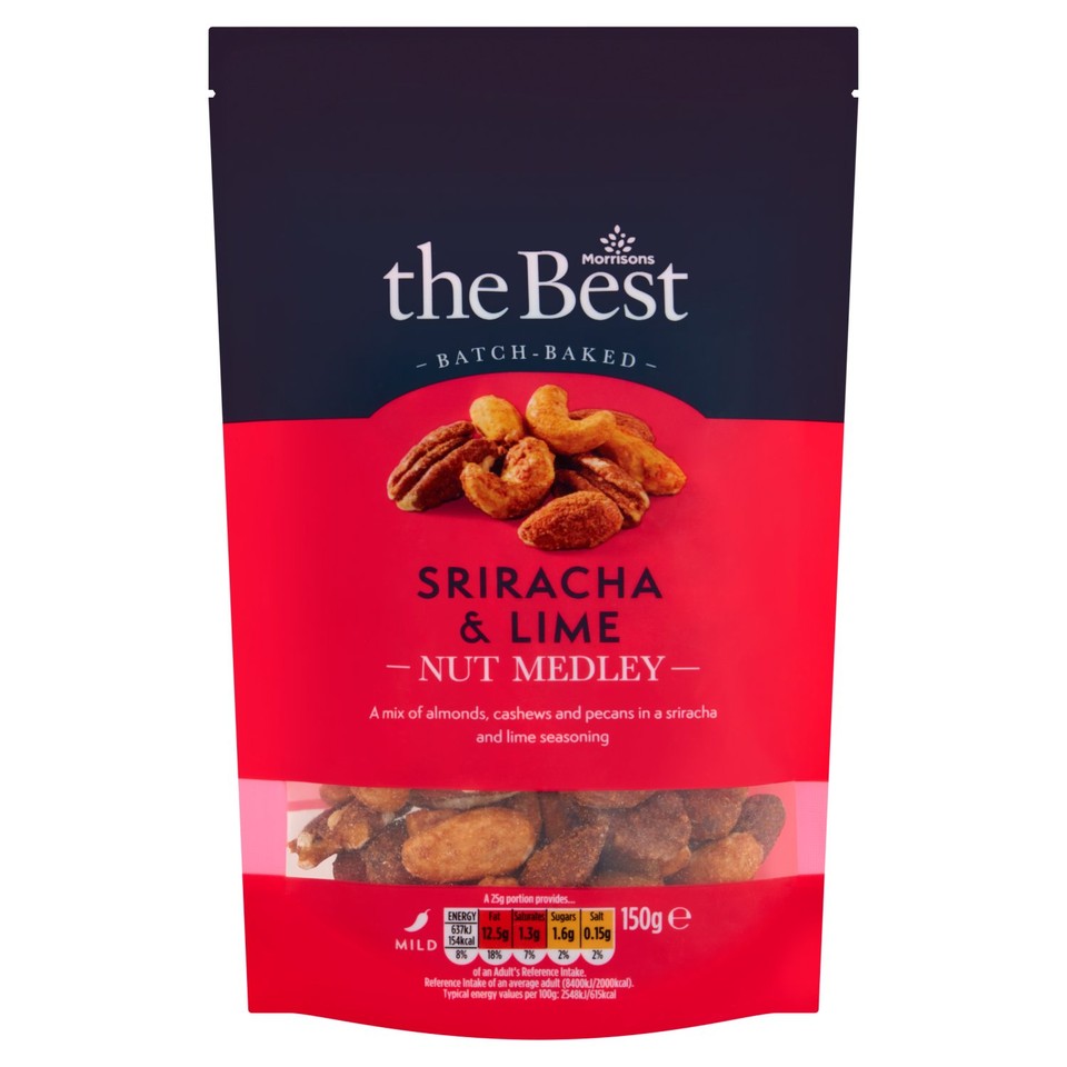 Morrisons The Best Sriracha & Lime Nut Medley 150g
