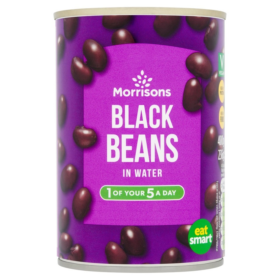 Morrisons Black Beans In Water 400g