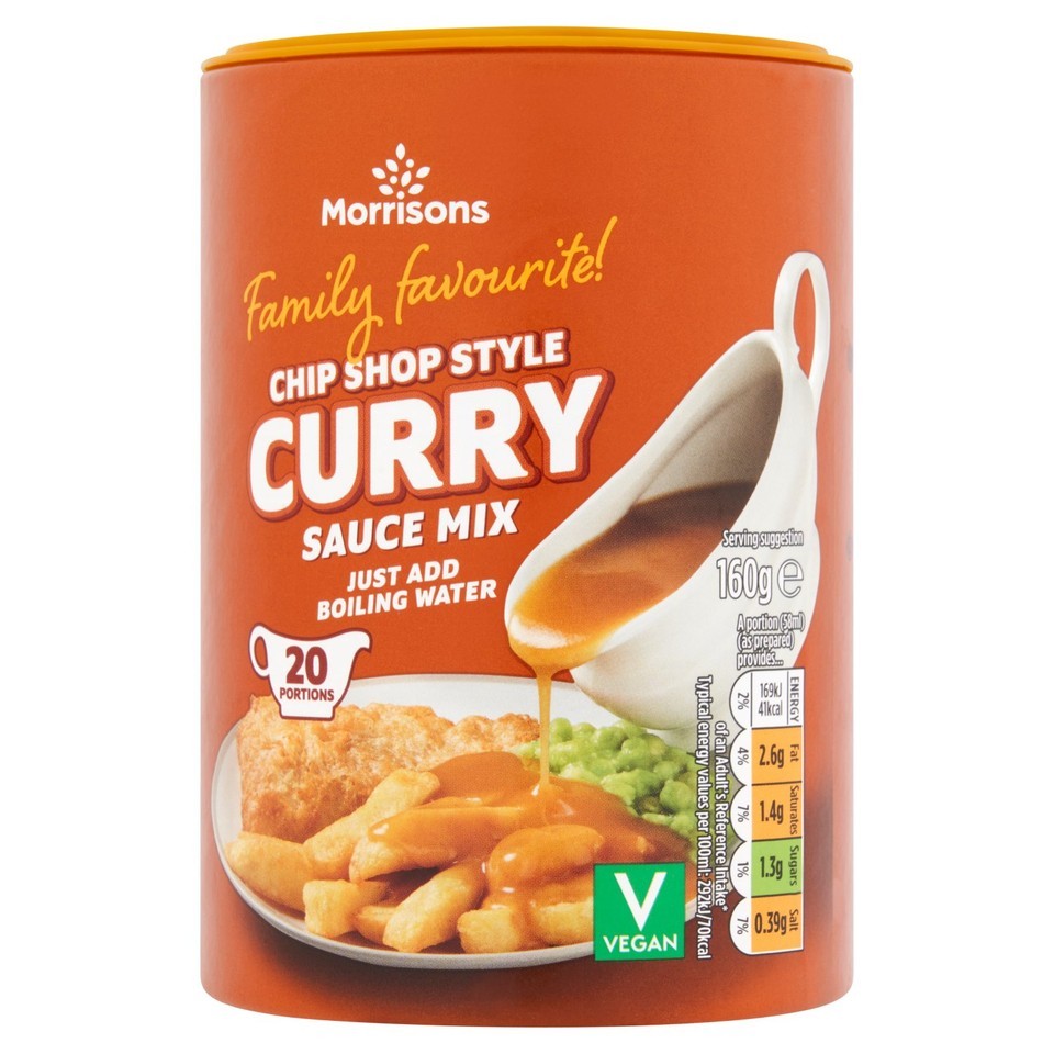 Morrisons Chip Shop Style Curry Sauce Mix 160g