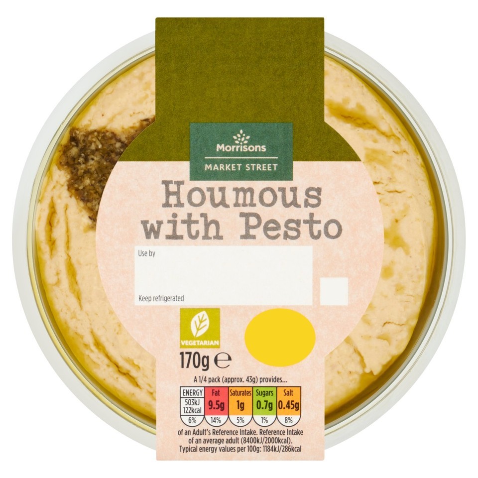 Morrisons Deli Grazing Pesto Houmous 170g