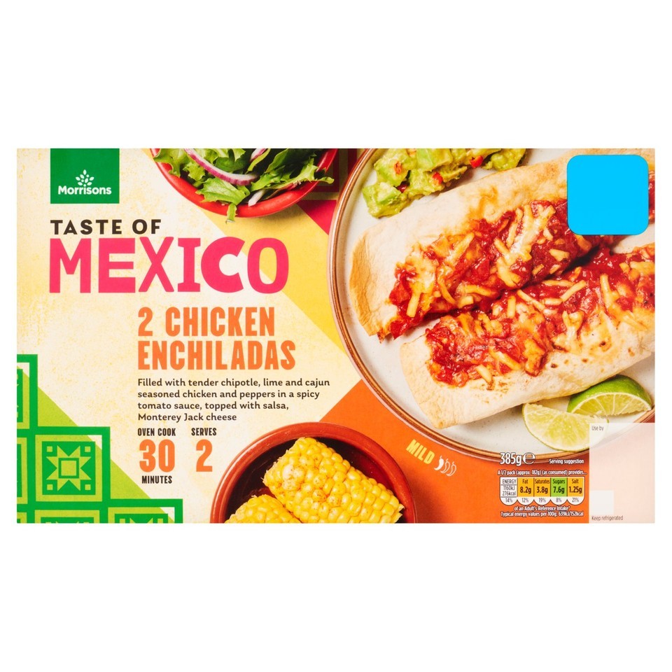 Morrisons Chicken Enchiladas 385g