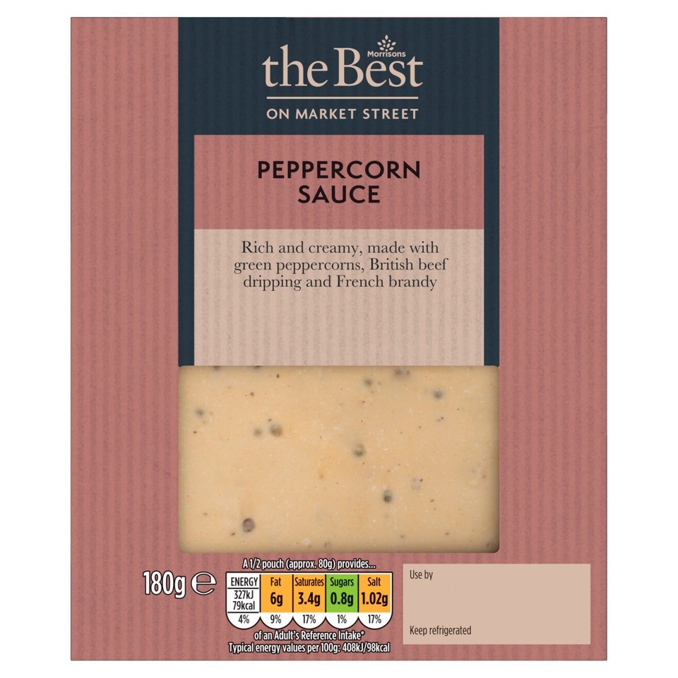 Morrisons The Best Peppercorn Sauce 180g