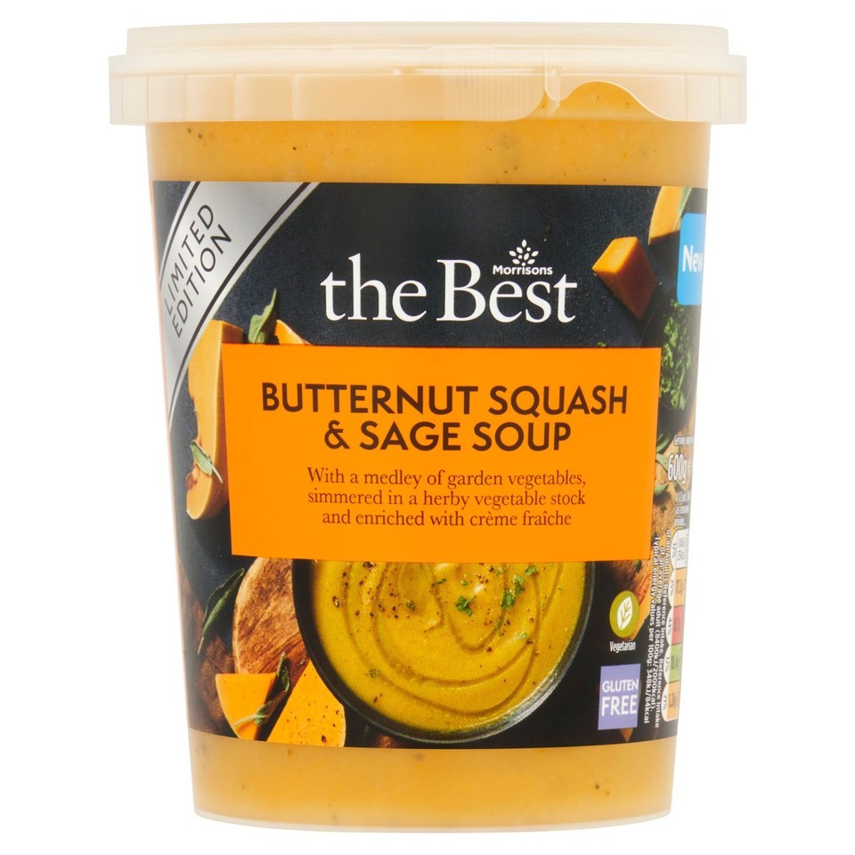 Morrisons The Best Limited Edition Butternut Squash & Sage Soup 600g