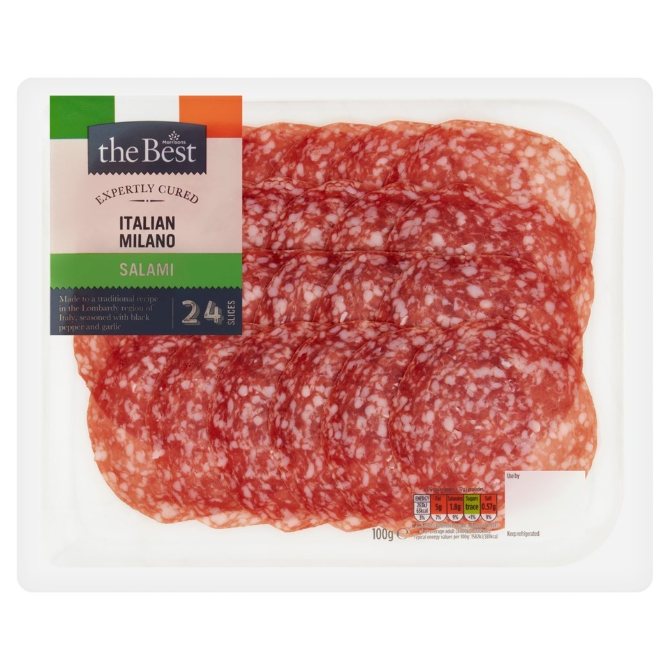 Morrisons The Best Milano Salami 100G