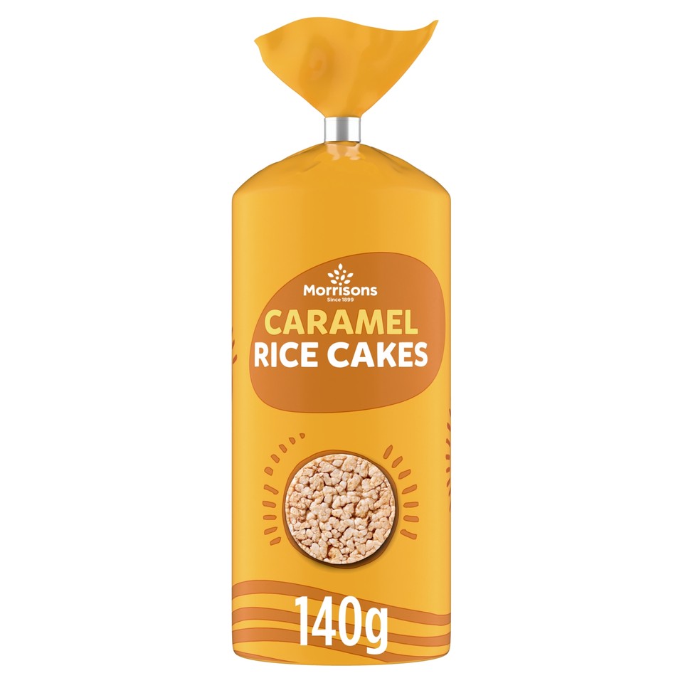 Morrisons Caramel Rice Cake 140g