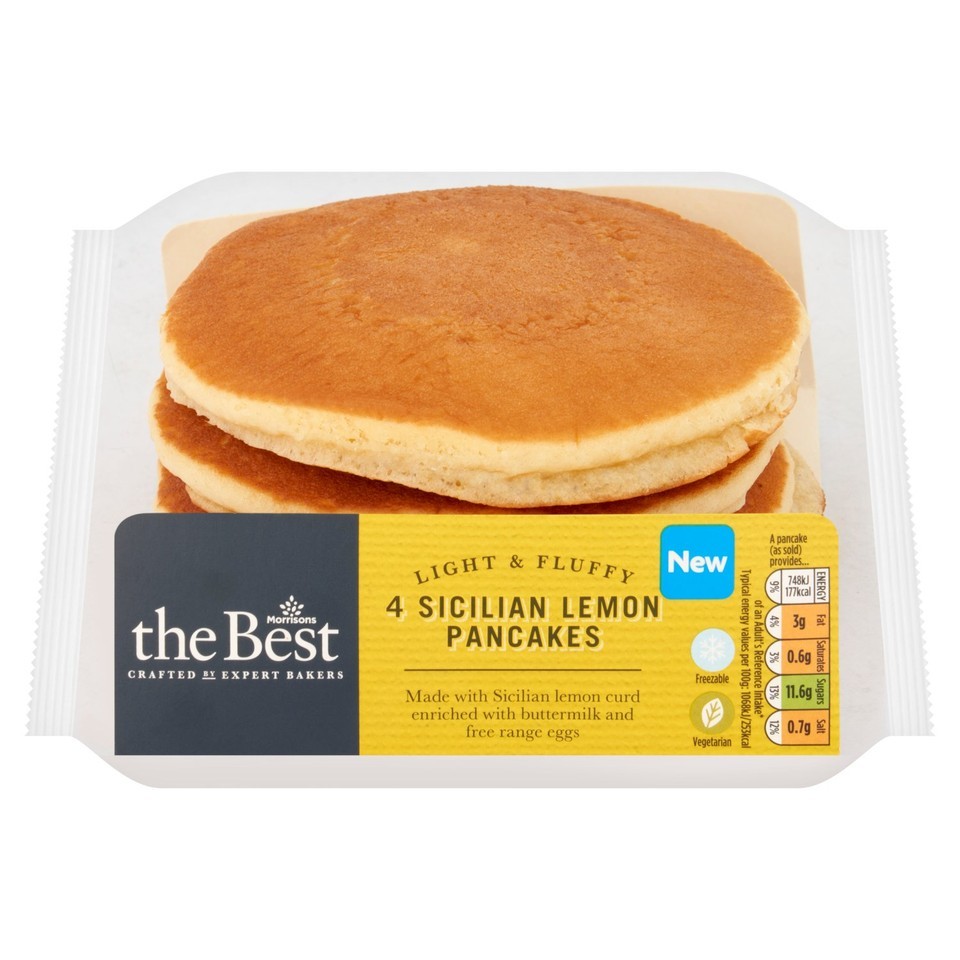 Morrisons The Best Sicilian Lemon Pancakes