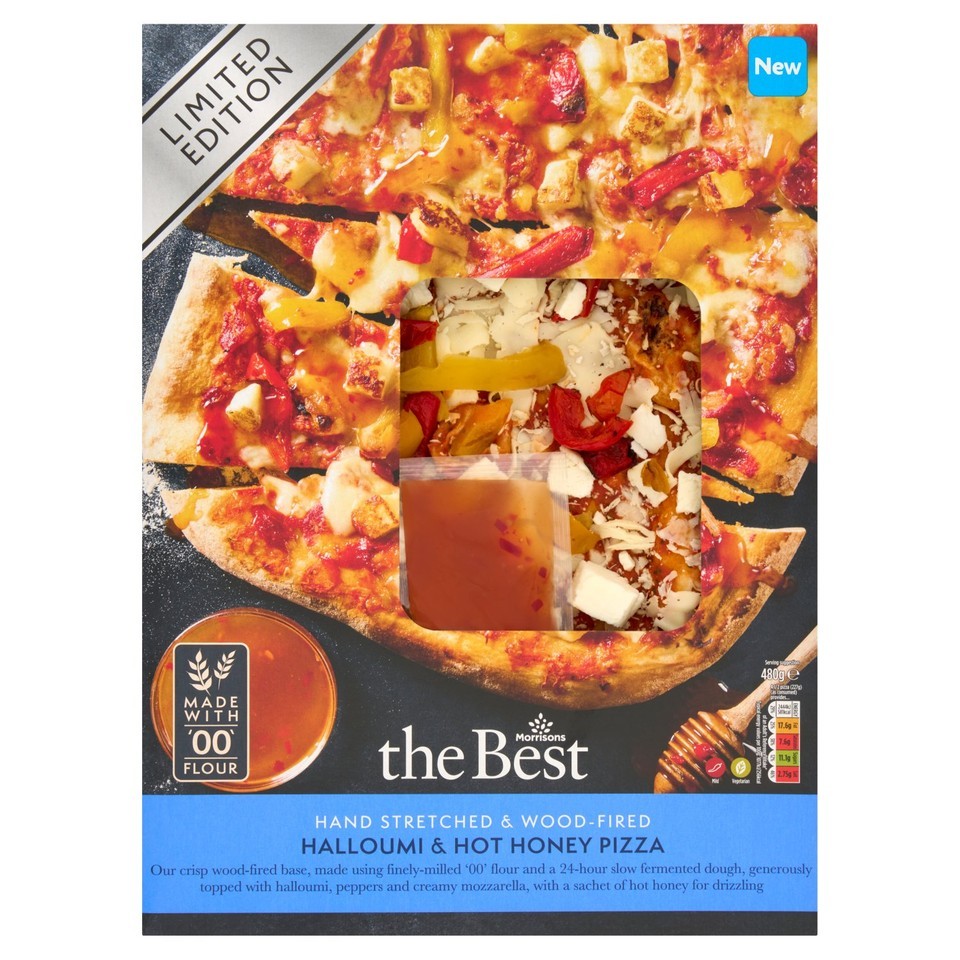 Morrisons The Best LE Halloumi & Honey Pizza 480g