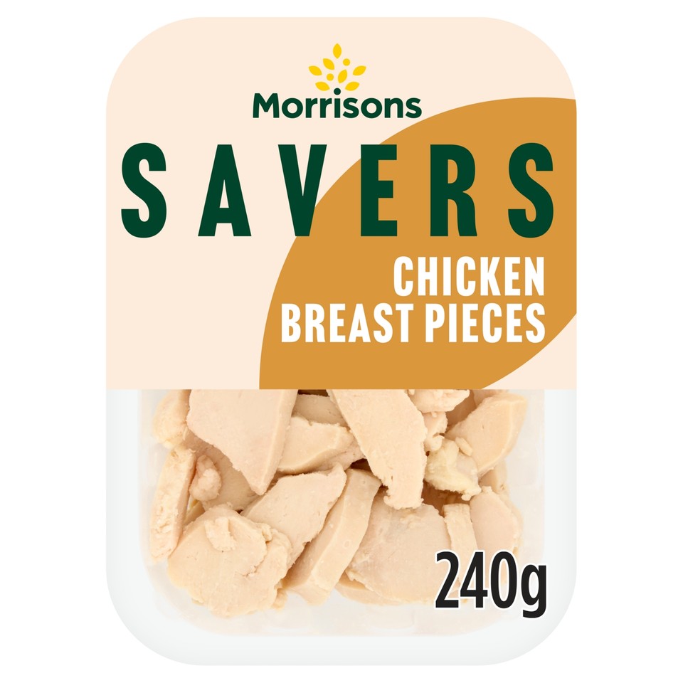 Morrisons Savers Cooked Chicken Breast Pieces 240g