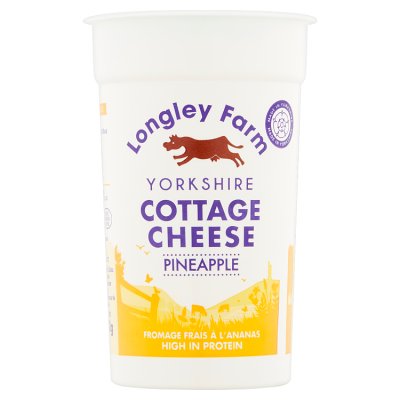 Longley Farm Yorkshire Cottage Cheese Pineapple