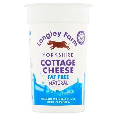 Longley Farm Yorkshire Cottage Cheese Fat Free Natural